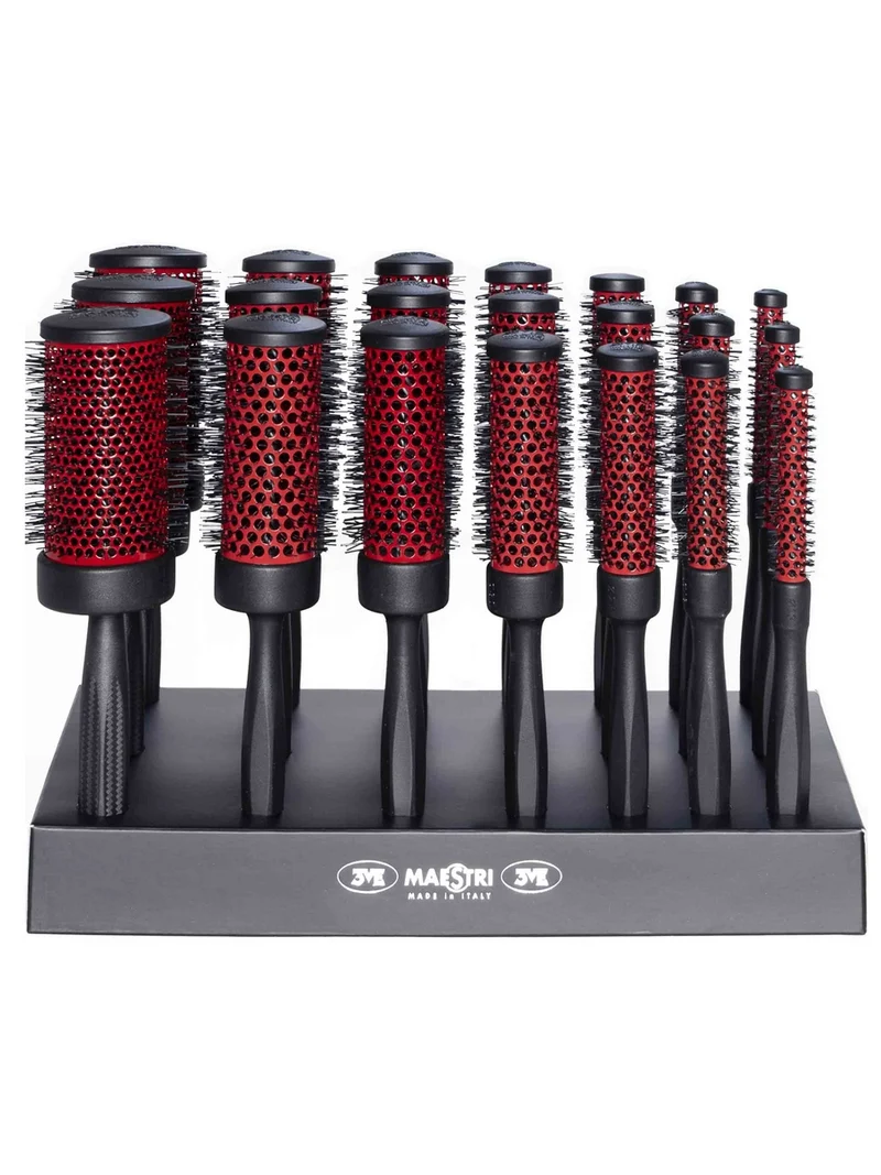 MAESTRI KIT 7 SPAZZOLE TERMIX ROSSA 13 - 16 - 23 - 32 - 37 -55 - 60 DIAMETRO