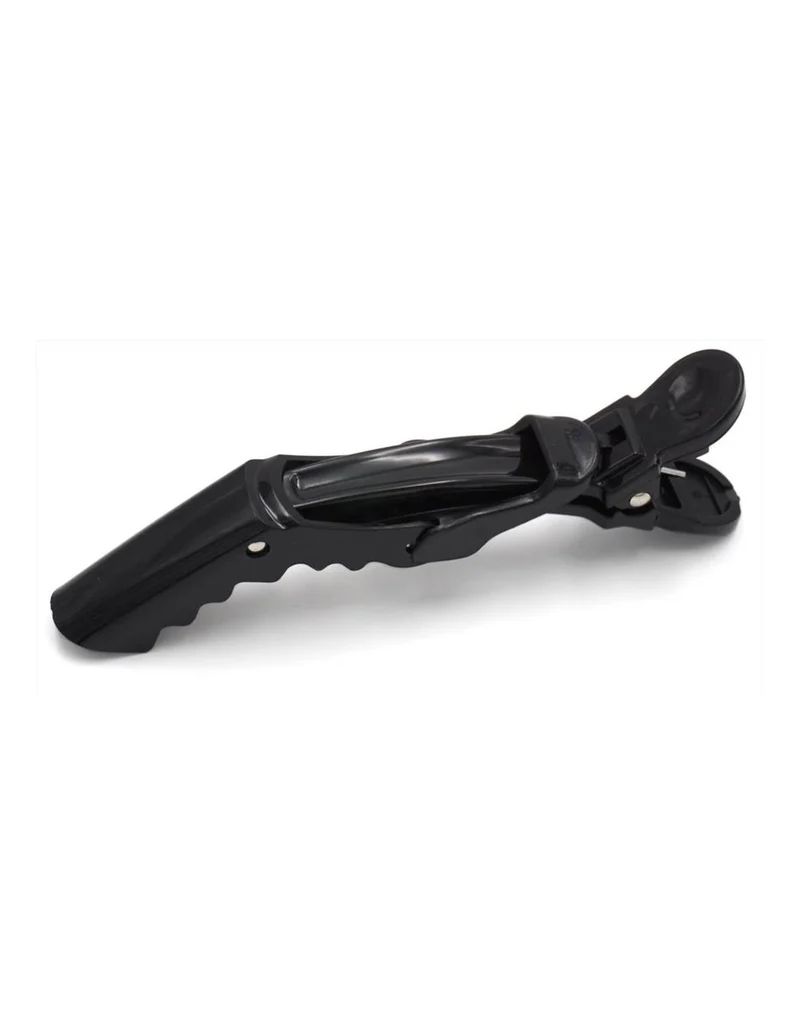 MELCAP PINZA NERA COCCODRILLO CON LEVERAGGIO DA 6 PZ