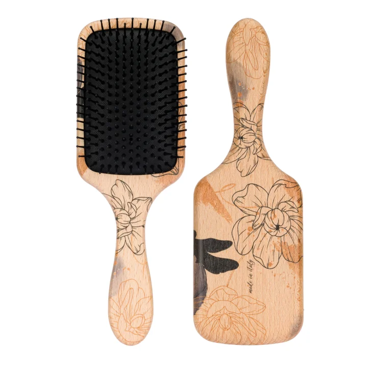 GR SERVICE 4100-010 SPAZZOLA IN LEGNO MAFGNUM DECORO BLACK