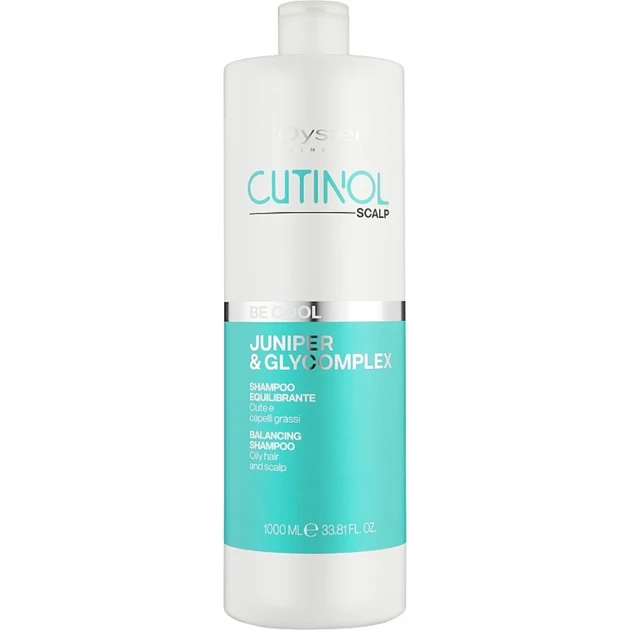 OYSTER CUTINOL PLUS SHAMPOO EQUILIBRANTE PER CUTE E CAPELLI GRASSI BE COOL
