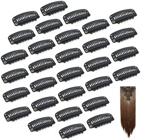 CLIP CLAC PER CAPELLI, PARRUCCA, EXTENSION 20PZ