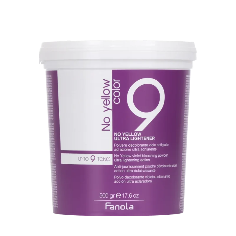FANOLA NO YELLOW DECOLORANTE VIOLA ANTIGIALLO AZIONE ULTRA SCHIARENTE 500GR
