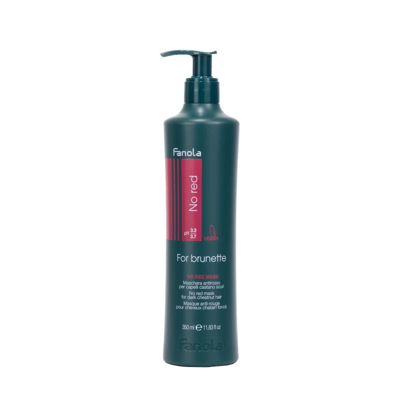 Fanola No Red Maschera Antirosso per Capelli Castani Scuri