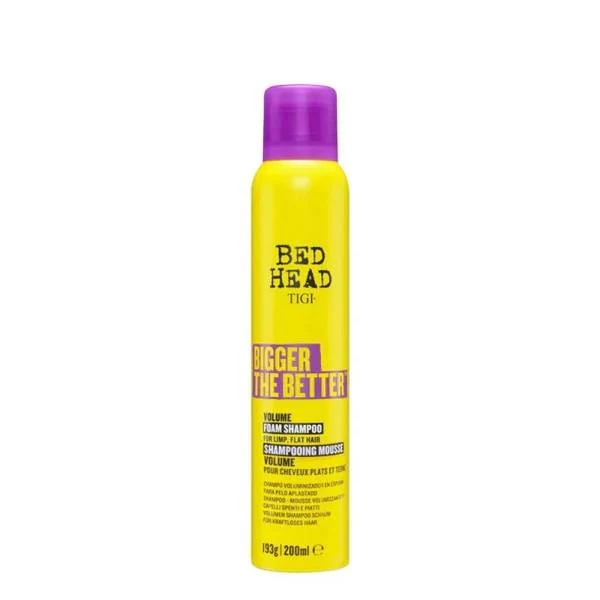 TIGI BED HEAD BIGGER THE BETTER VOLUME FOAM SHAMPOO 200ML