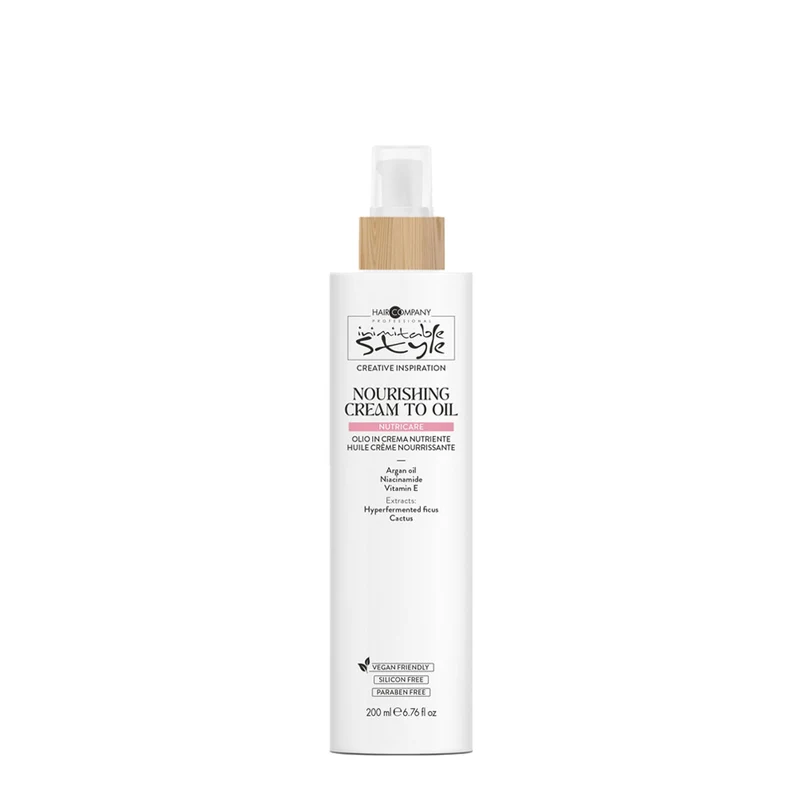 Hair Company Inimitable Style Nourishing Cream To Oil 200ml - olio in crema nutriente