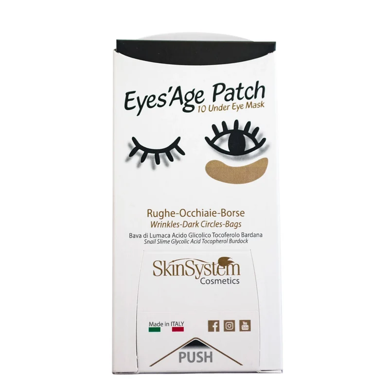 SkinSystem Eyes 'Age Patch Wrinkles Dark Cricles Bags 10 pz- patchs per rughe occhiaie e borse