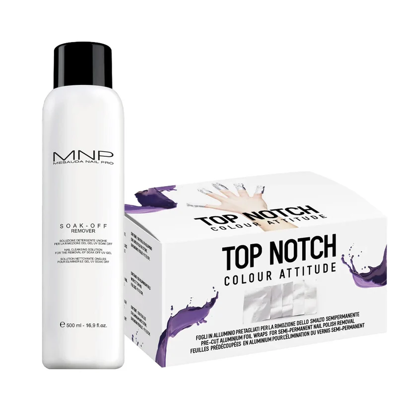 My Nail Pro Soak-Off Remover 500ml Fogli Rimozione Smalto 100 pz
