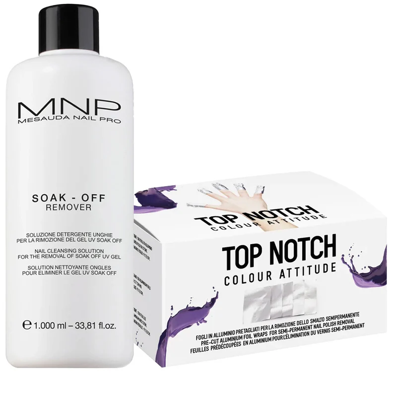 My Nail Pro MNP Soak-Off Remover 1000ml Fogli Rimozione Smalto 100 pz