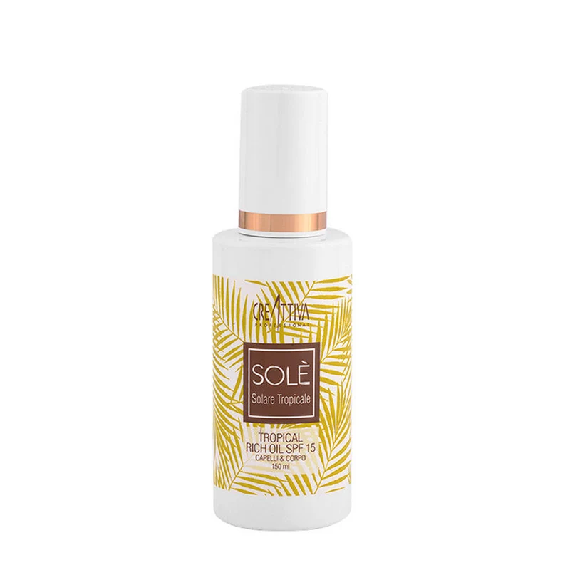 Creattiva Solè Tropical Rich Oil SPF 15 150ml - Olio Protezione Solare