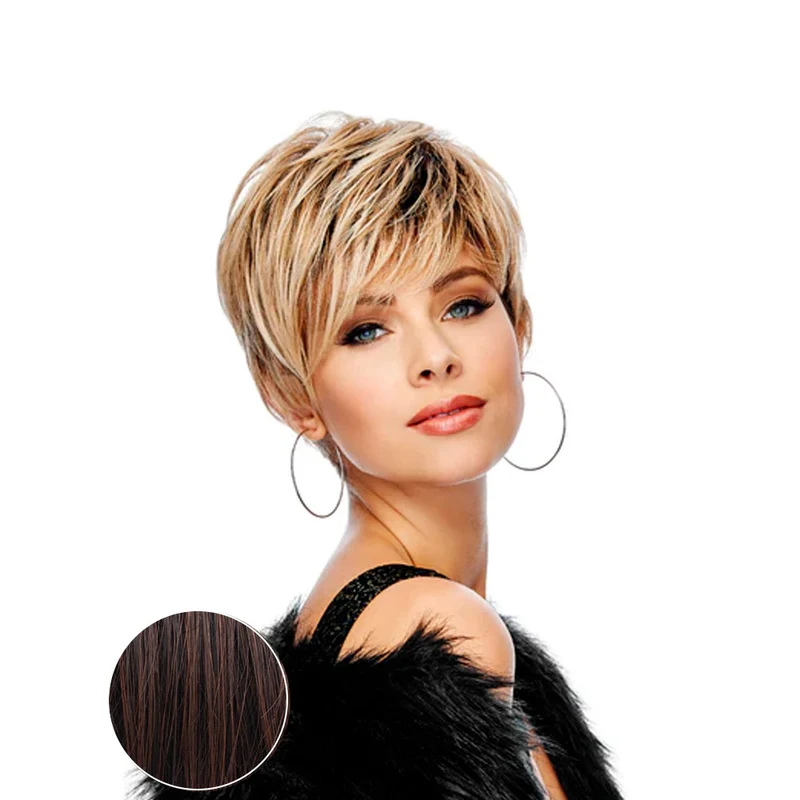 Hairdo Sweet Pixie Parrucca Castano Ciliegia