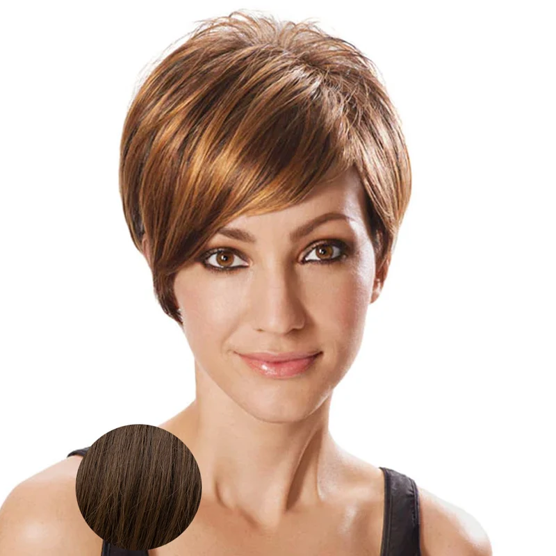 Hairdo Parrucca Angled Cut Nocciola