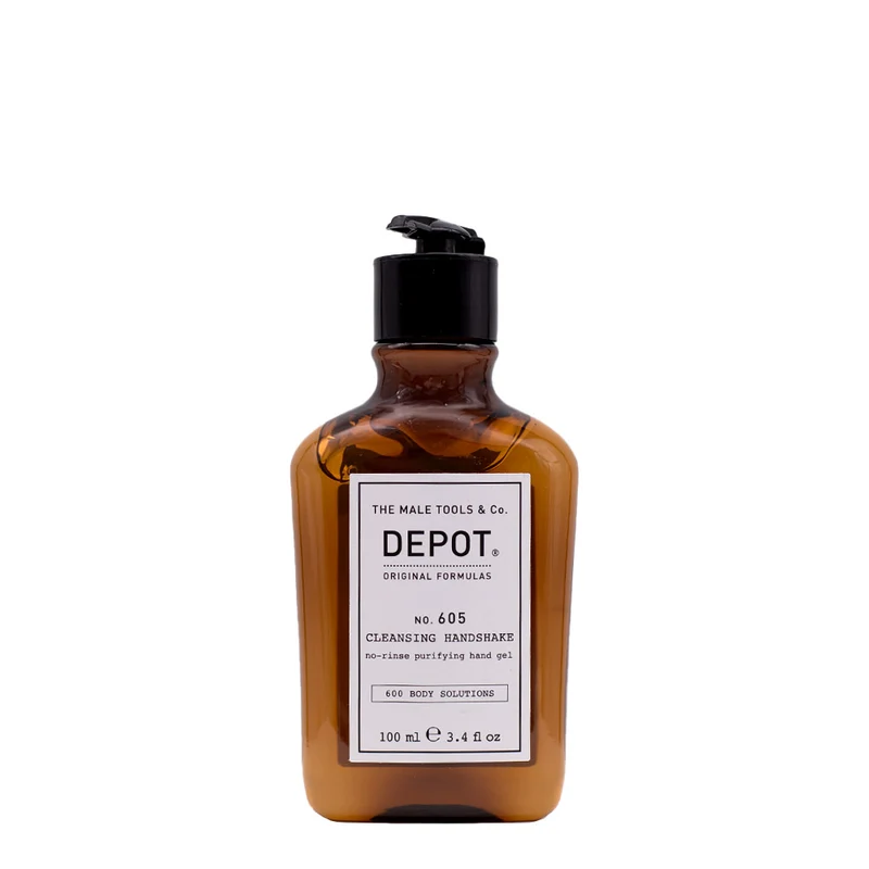 Depot Body Solutions No. 605 Safe Handshake No-Rinse Purifying Hand Gel 100ml - gel igienizzante mani