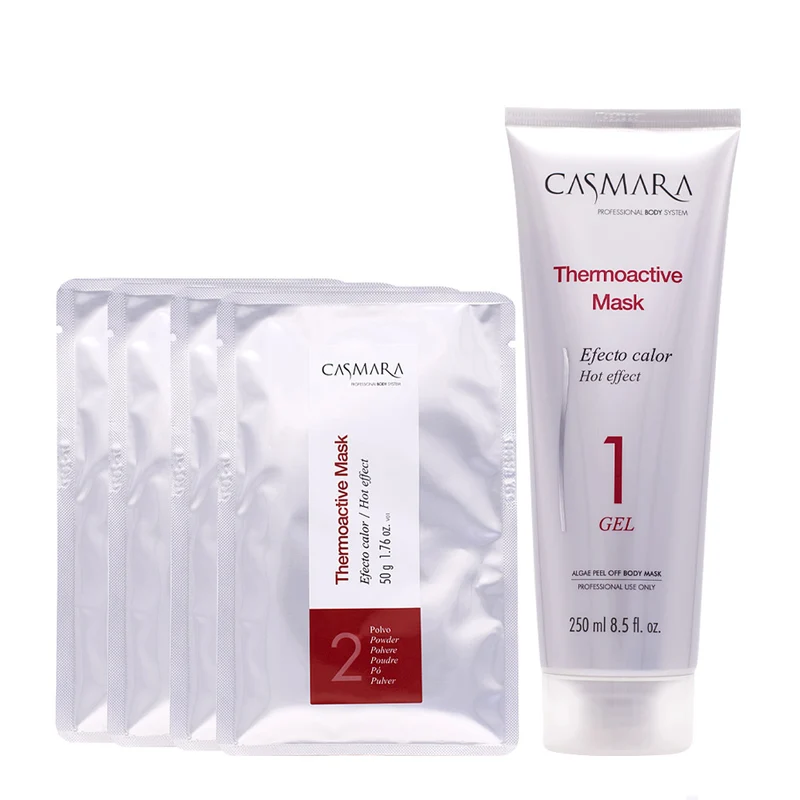 Casmara Algae Peel-Off Body Mask Thermoactive Treatment 4X250ml - trattamento corpo riducente effetto caldo