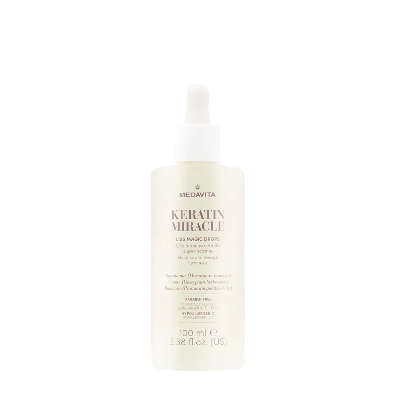 Medavita Lunghezze Keratin Miracle Liss Magic Drops 100ml - olio lisciante