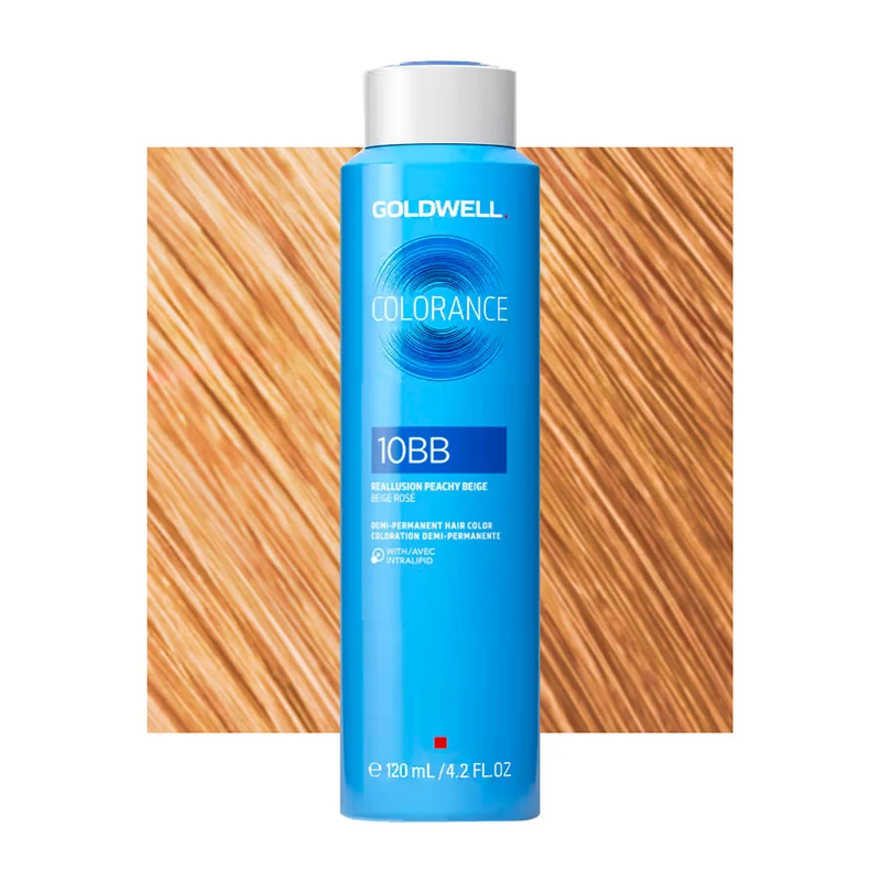 10BB Reallusion beige pesca Goldwell Colorance Warm blondes can 120ml