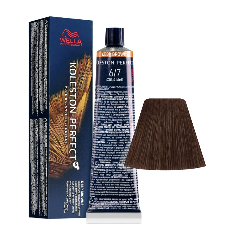 Wella Koleston Perfect Me+ Deep Browns 6/7 Biondo Scuro Sabbia 60ml - colorazione permanente