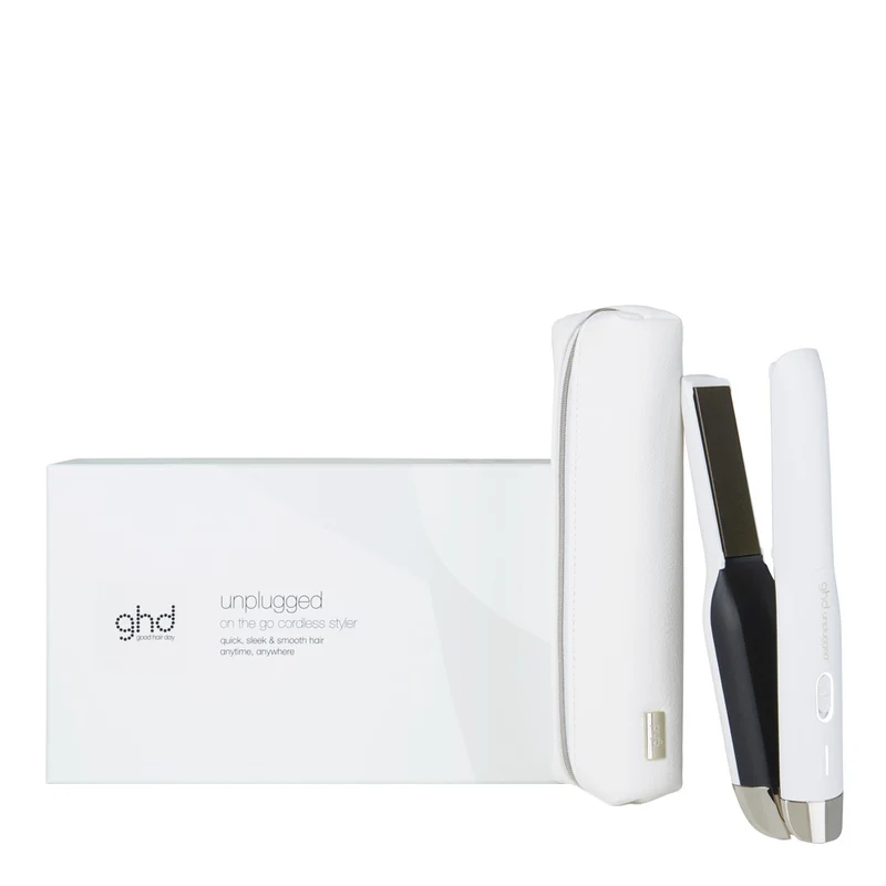 Ghd Unplugged White - piastra senza fil