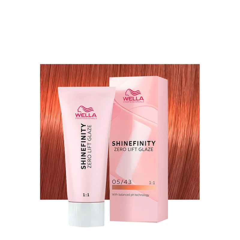 Wella Shinefinity Hot Chili 05/43 Castano Rame Dorato 60ml - colore demi-permanente