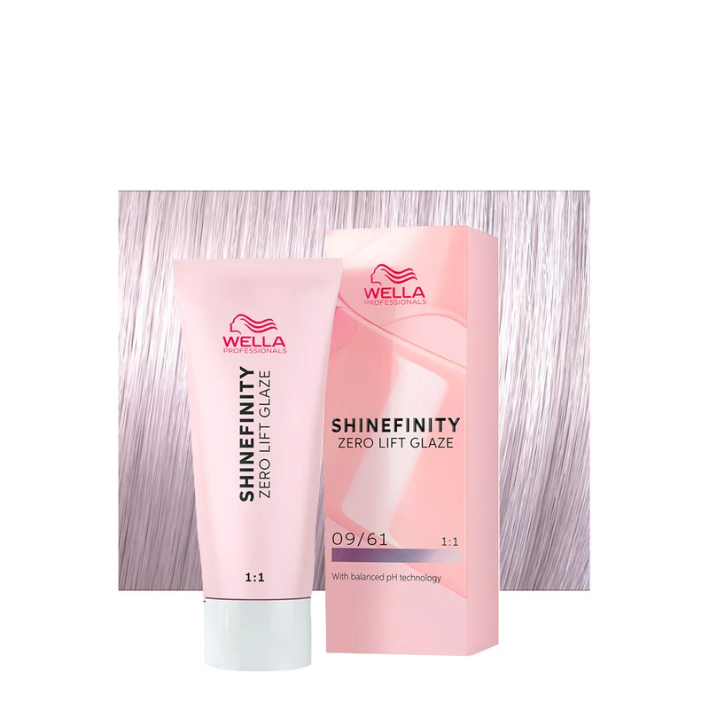 Wella Shinefinity Iced Platinum 09/61 Biondo Chiarissimo Violetto Cenere 60ml - colore demi-permanente