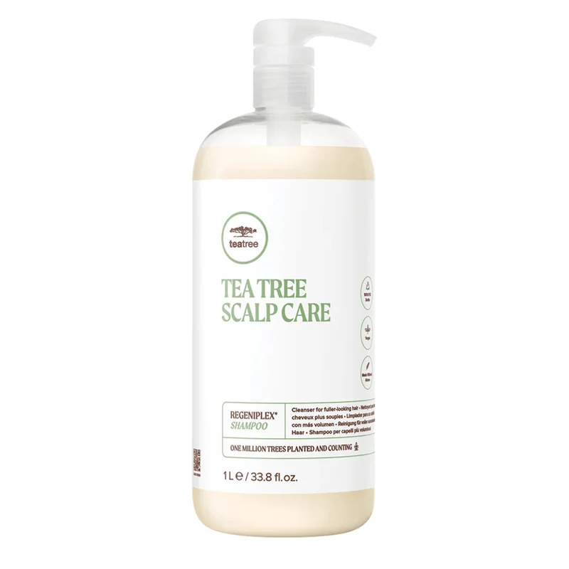 Paul Mitchell Tea Tree Scalp Care Regeniplex Shampoo 1000ml - shampoo volumizzante