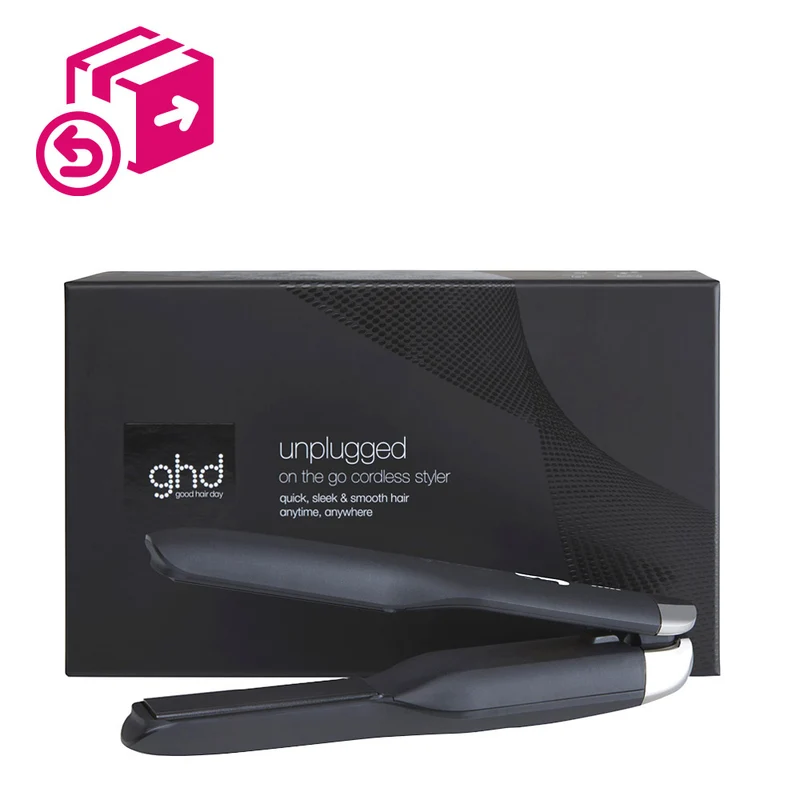 Hair Gallery Resi Come Nuovi Ghd Unplugged Black - imballaggio danneggiato