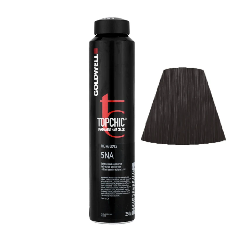 Goldwell Topchic Can 5NA Light Natural Ash Brown 250g - colore permanente in bombola