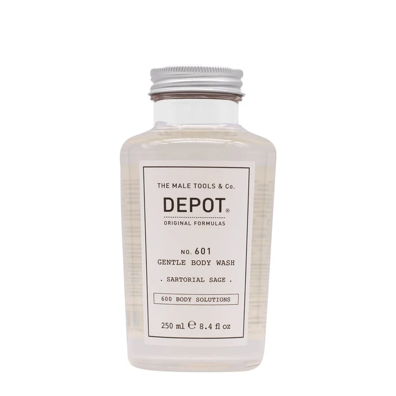 Depot Body Solutions No. 601 Gentle Body Wash Fresh Sartorial Sage 250ml - bagnoschiuma delicato