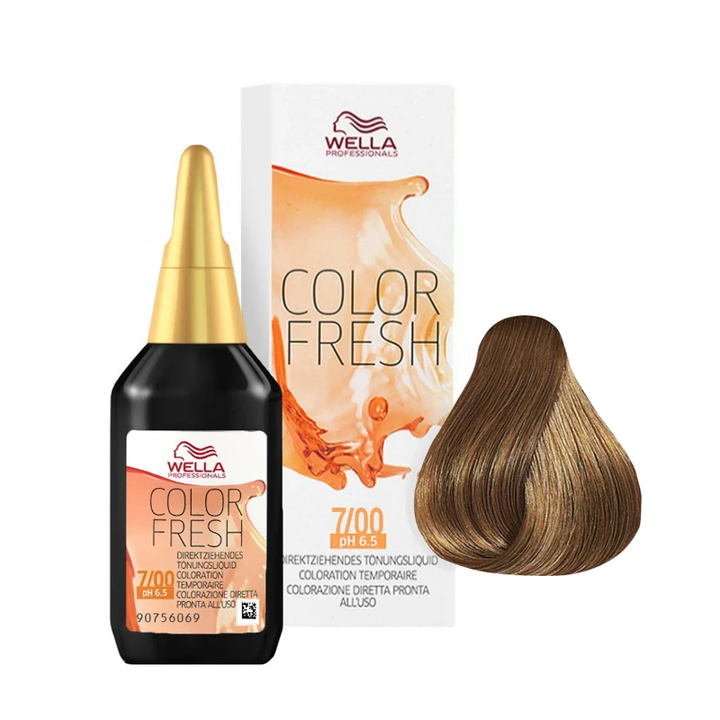 Wella Color Fresh 7/00 Biondo Medio Naturale 75ml - riflessante diretto senza ammoniaca