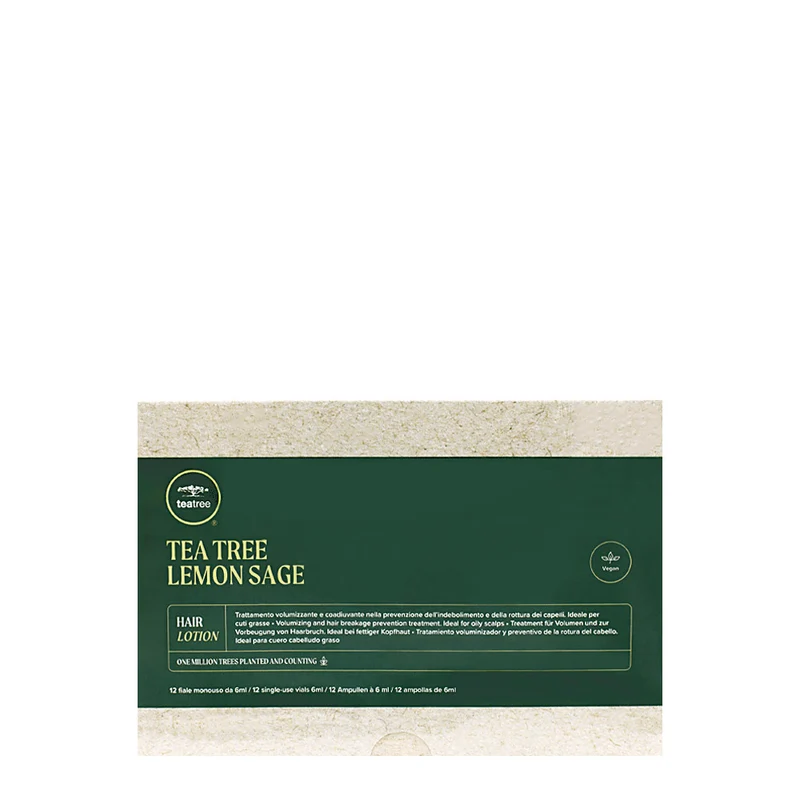 Paul Mitchell Tea tree Lemon Sage Hair Lotion 12x6ml - fiale anticaduta