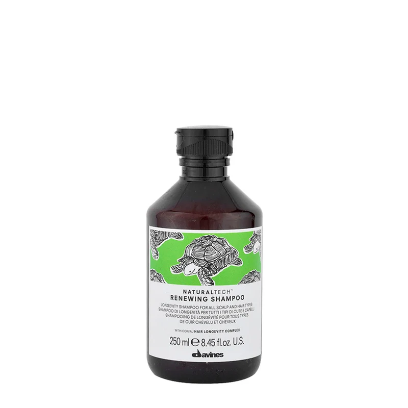 Davines Naturaltech Renewing Shampoo 250ml - shampoo di longevità per tutti i tipi di cute e capelli