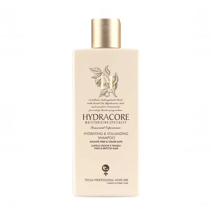 Tecna Hydracore Hydrating & Volumizing Shampoo 500ml - shampoo volume capelli fini