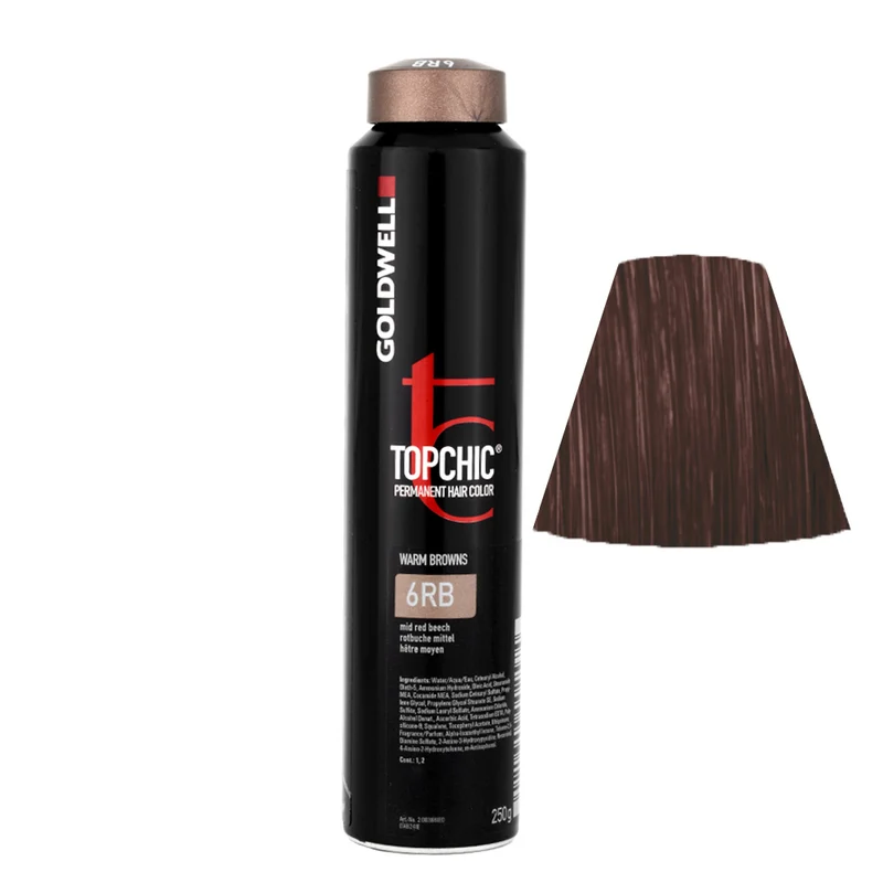 Goldwell Topchic Can W6RB Red Beech Medium 250gr - colore permanente in bombola