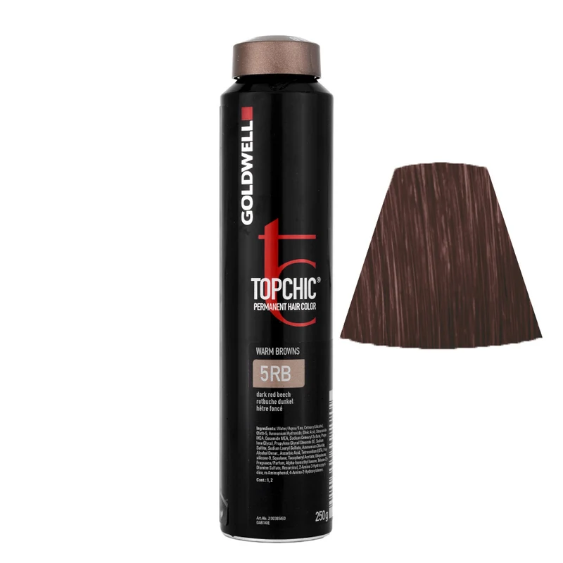 Goldwell Topchic Can W5RB Dark Red Beech 250gr - colore permanente in bombola