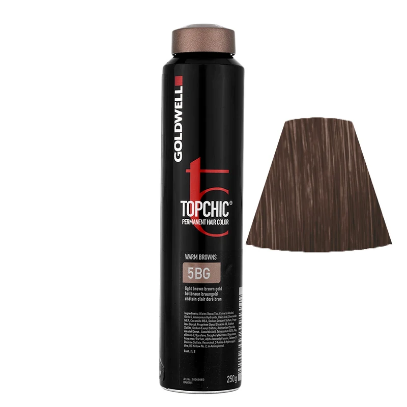 Goldwell Topchic Can W5BG Light Brown Brown Gold 250gr - colore permanente in bombola