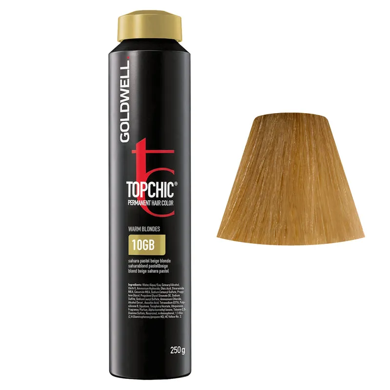 Goldwell Topchic Can W10GB Sahara Pastel Beige Blonde 250gr - colore permanente in bombola