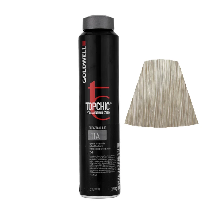 Goldwell Topchic Can 11A Light Blonde-Ash 250gr - colore permanente in bombola