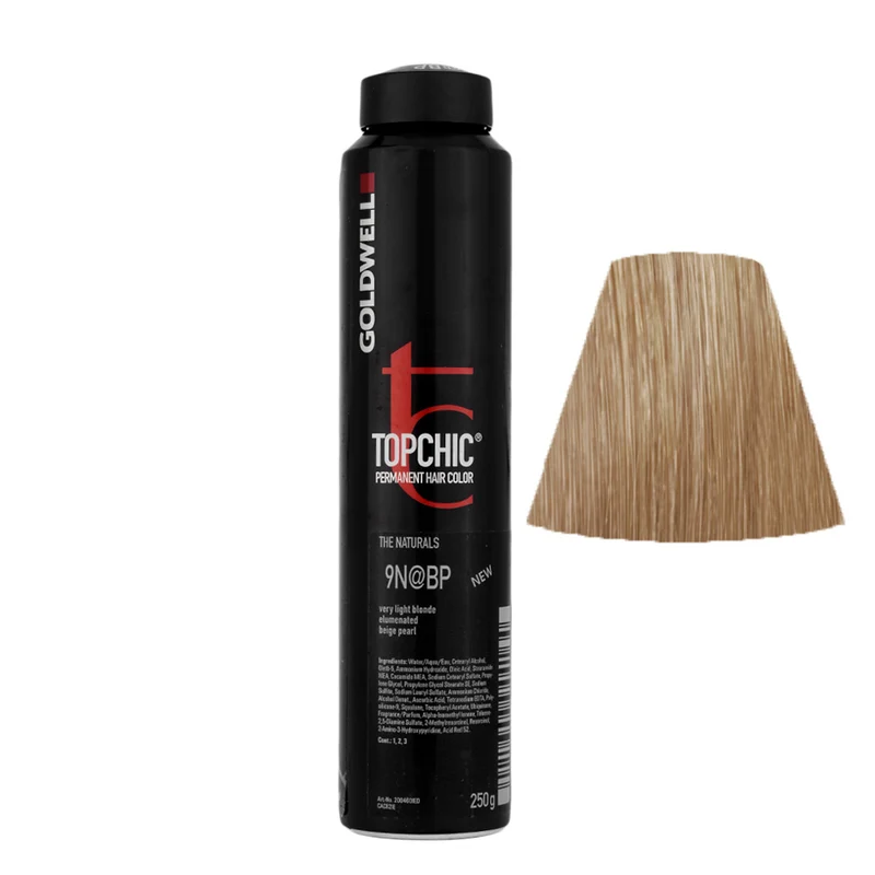 Goldwell Topchic Can 9N@BP Ultrablond Elumenated Beige Pearl 250gr - colore permanente in bombola