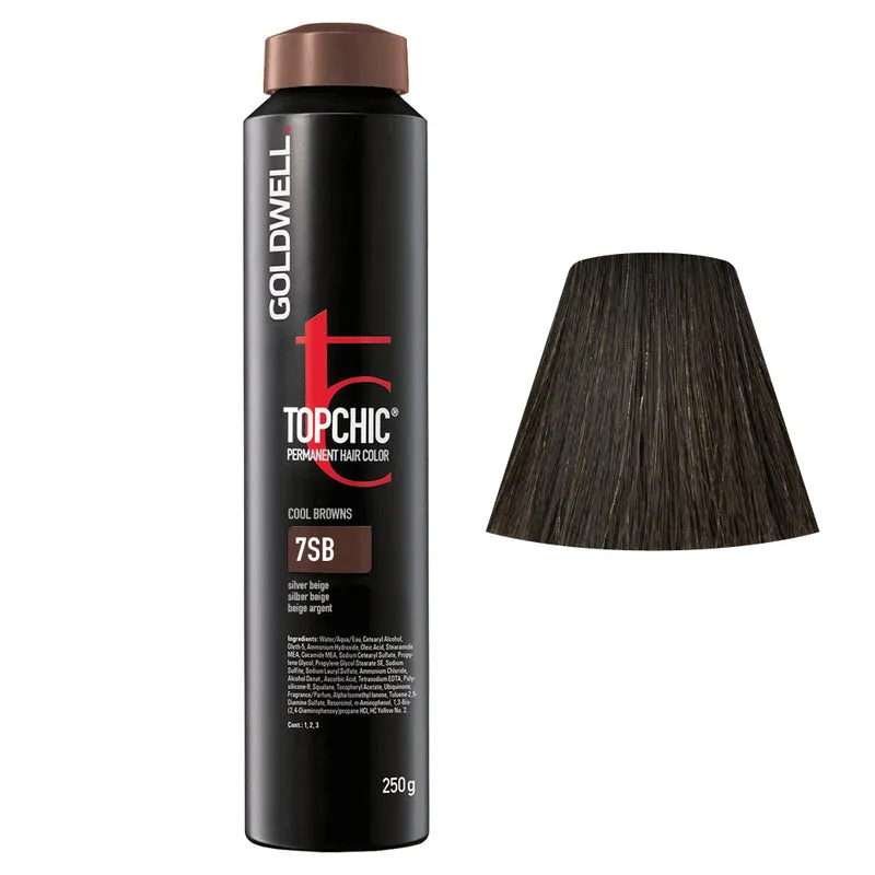 Goldwell Topchic Can 7SB Silver Beige 250gr - colore permanente in bombola