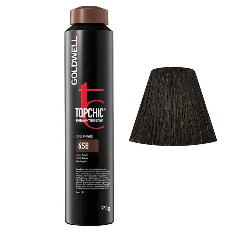 Goldwell Topchic Can 6SB Silver Brown 250gr - colore permanente in bombola