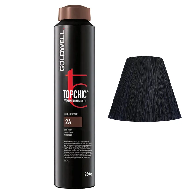 Goldwell Topchic Can 2A Blue-Black 250gr - colore permanente in bombola