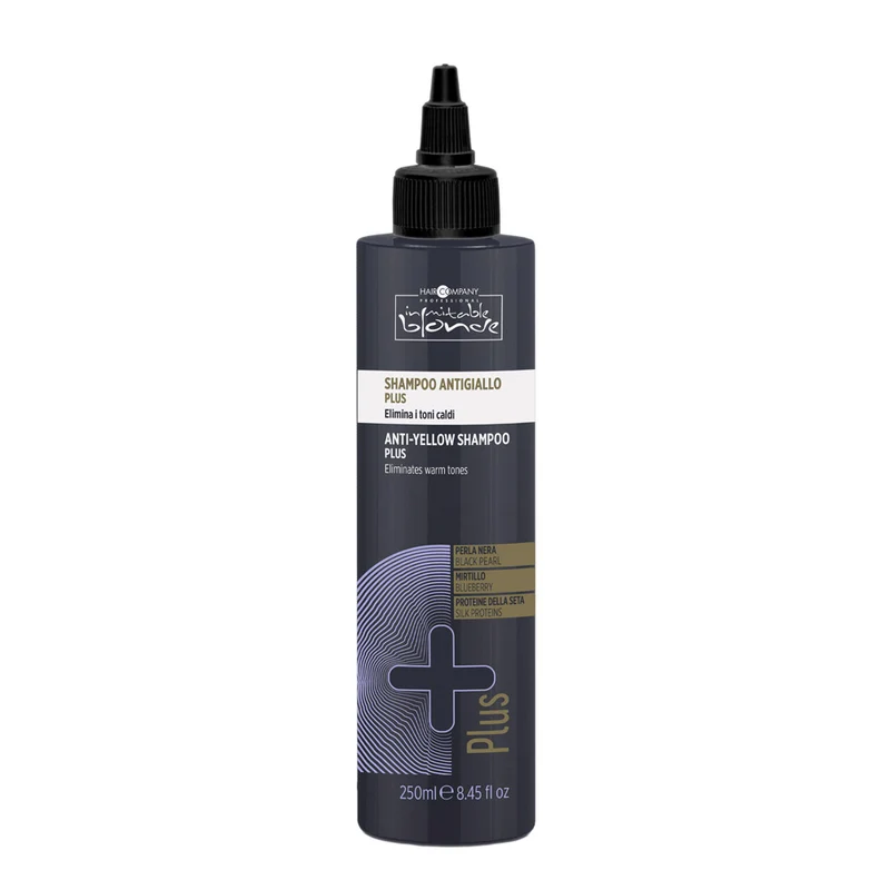 Hair Company Inimitable Blonde Anti-Yellow Shampoo Plus 250ml - shampoo antigiallo plus