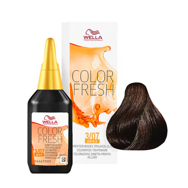 Wella Color Fresh 3/07 Castano Scuro Naturale Sabbia 75ml - riflessante diretto senza ammoniaca
