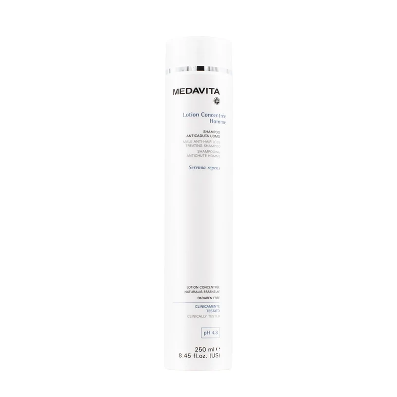 Medavita Cute Lotion Concentrée Homme Anti Hair Loss Treating Shampoo 250ml - shampoo anticaduta uomo pH 4.8