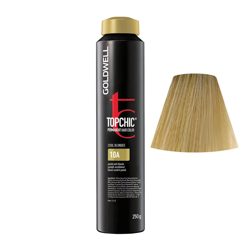 Goldwell Topchic Can 10A Pastel Ash Blonde 250gr - colore permanente in bombola