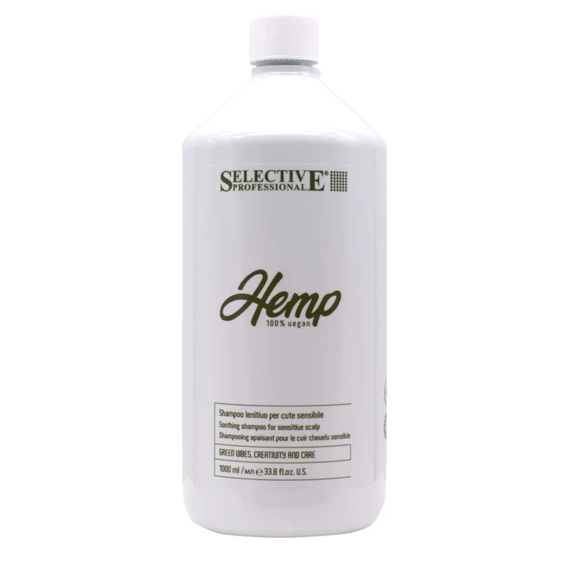 Selective Professional Hemp Lenitive Shampoo 1000ml - shampoo lenitivo cute sensibile