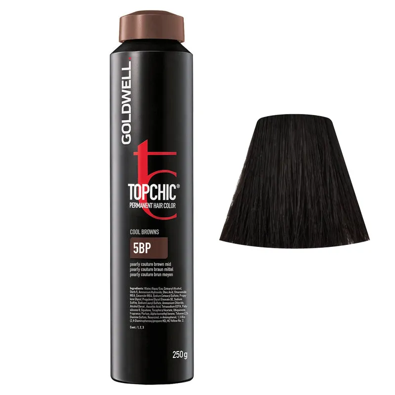 Goldwell Topchic Can 5BP Pearly Couture Brown Medium 250gr - colore permanente in bombola