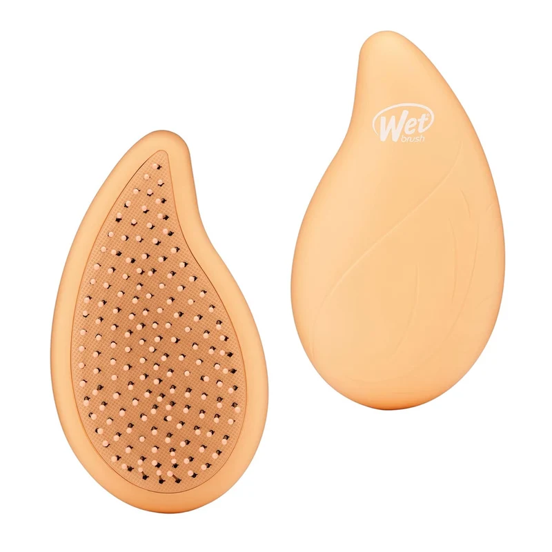 WetBrush Pro Go Green Palm Detangler Orange Coconut Oil - spazzola districante