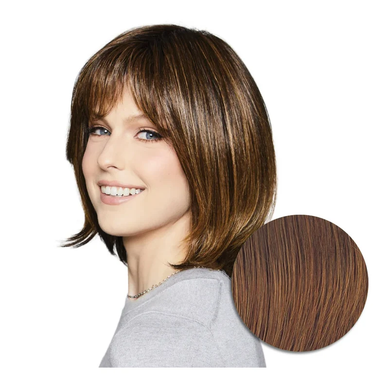Hairdo Bouncy Bob Parrucca Castano Medio Rubino - parrucca taglio medio