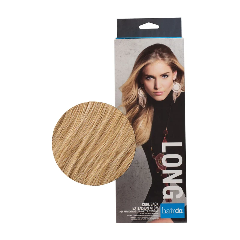 Hairdo Curl Back Extension R25 Biondo Medio Dorato 41cm - extension onde e scalatura naturale