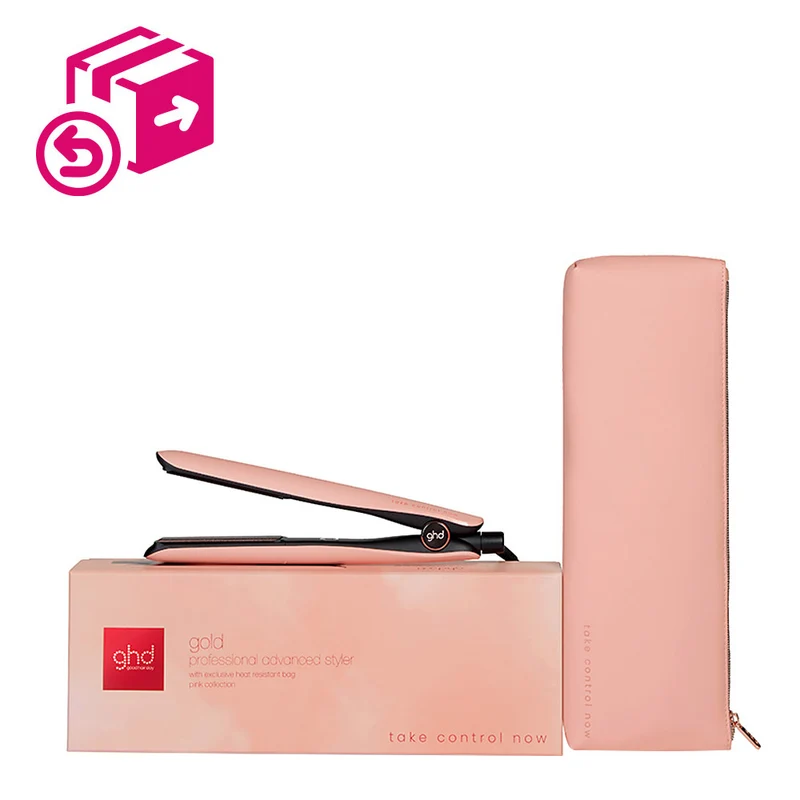 Hair Gallery Resi Come Nuovi Ghd Gold Pink - imballaggio e pochette danneggiati
